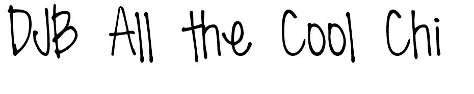DJB All Cool Chicks font